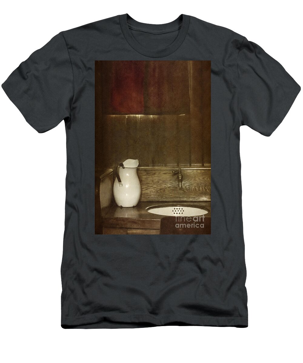 Room T-Shirt featuring the photograph Wash Basin by Margie Hurwich
