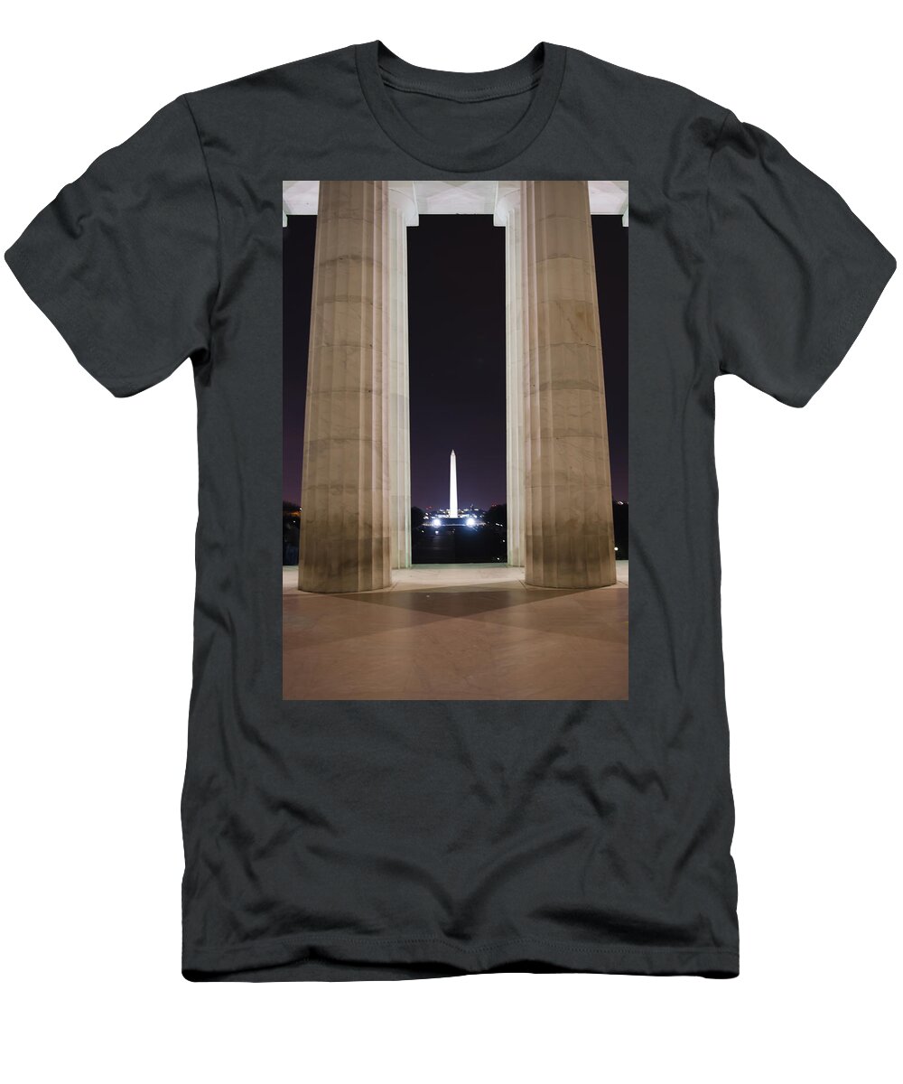 Nuview T-Shirt featuring the photograph Washington Monument by Theodore Jones