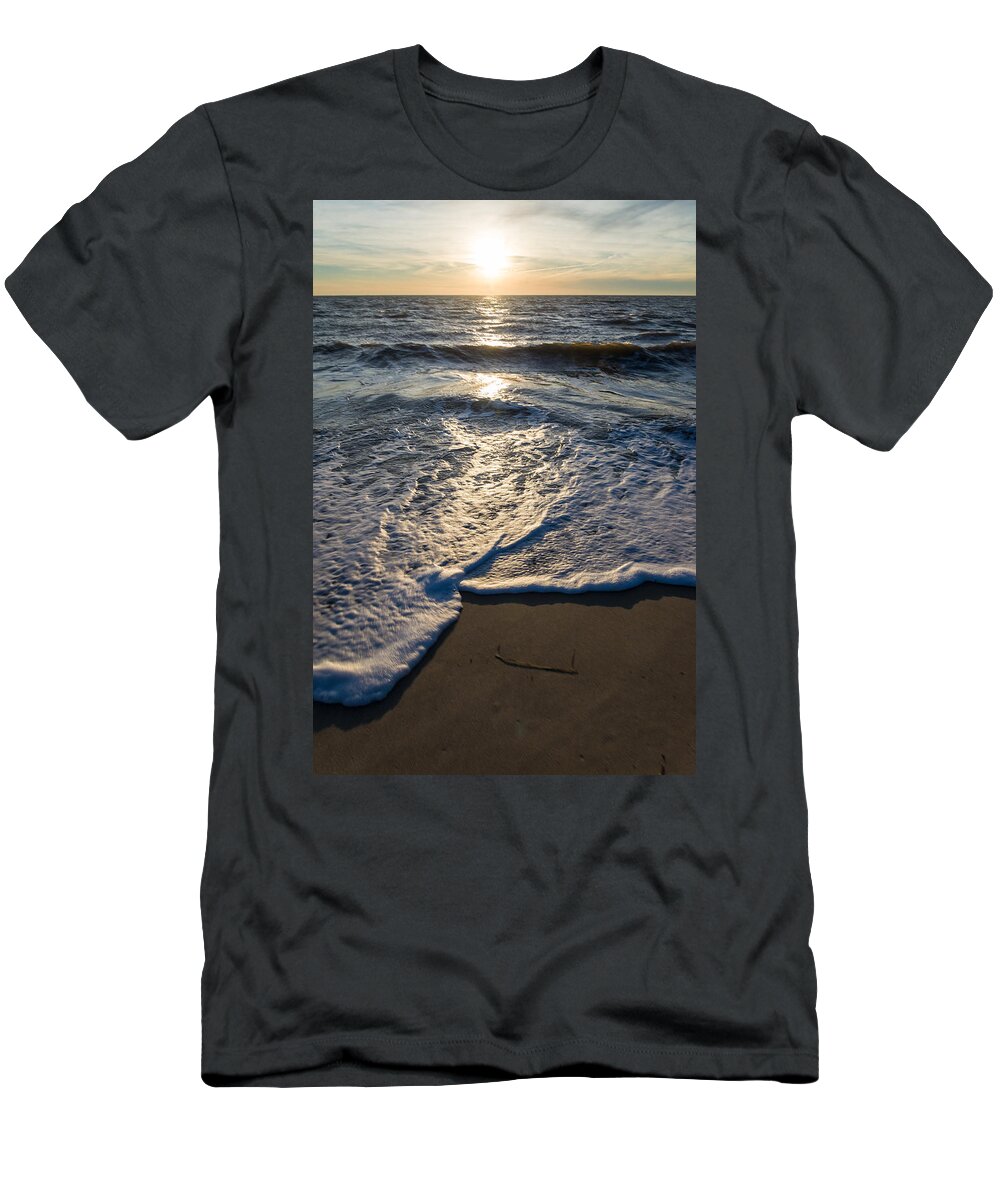 New Jersey T-Shirt featuring the photograph Water's Edge by Kristopher Schoenleber