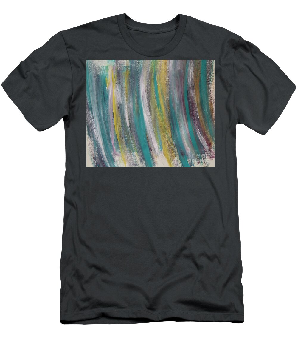 90s T-Shirt featuring the painting Watery by Marina McLain