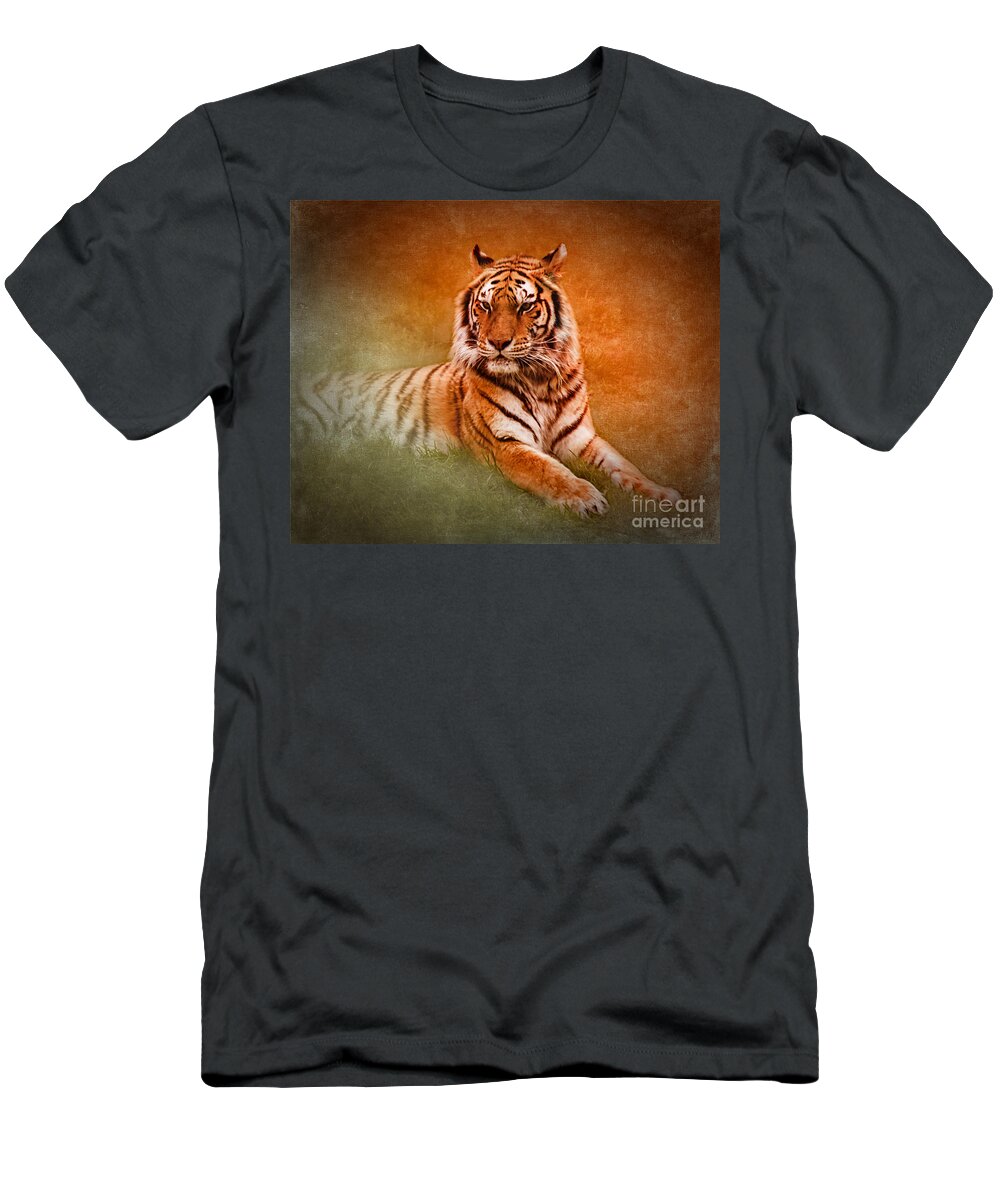 Bengal Tiger T-Shirt featuring the photograph What's New Pussycat? by Betty LaRue