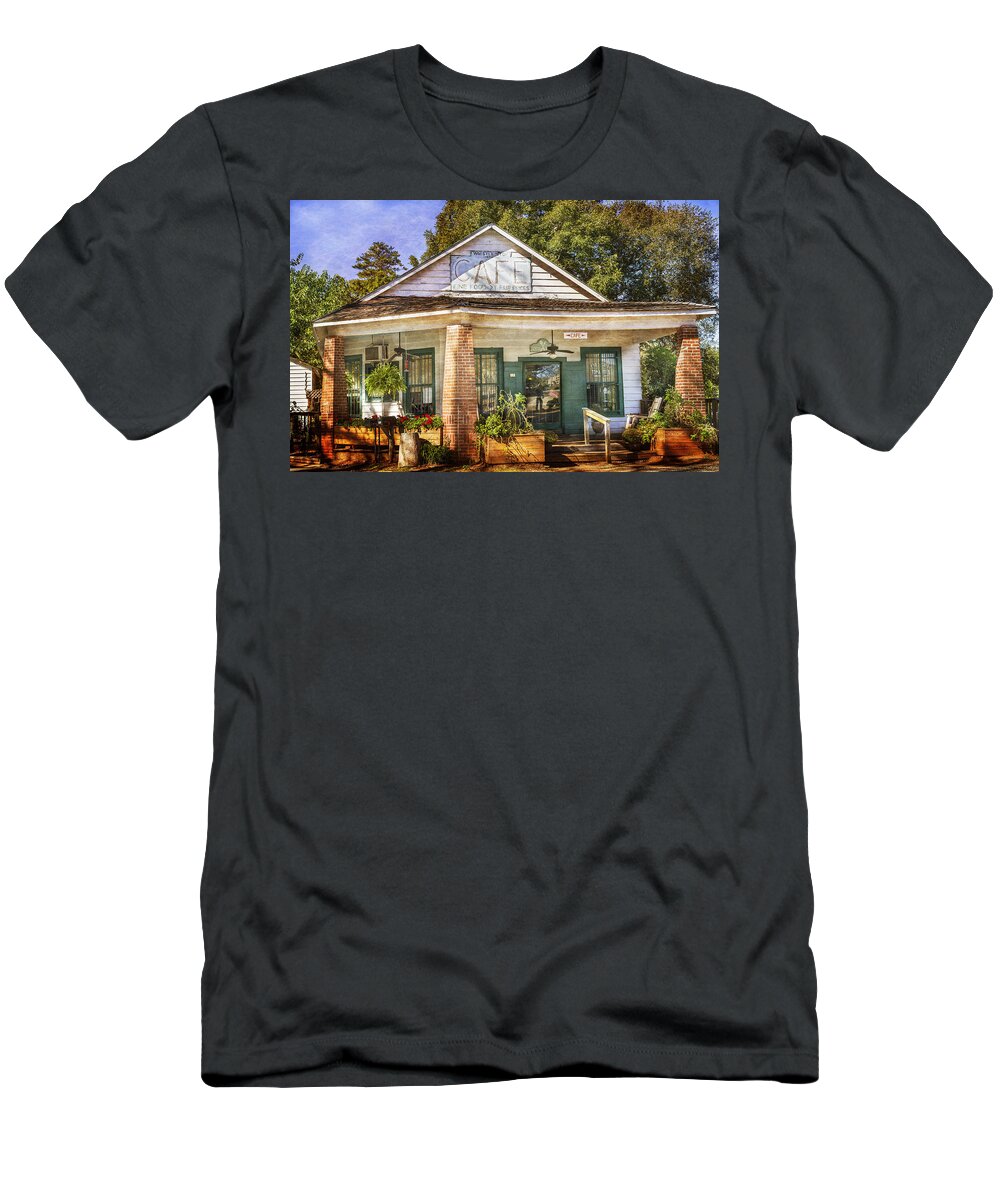 Whistle Stop Cafe T-Shirt featuring the photograph Whistle Stop Cafe by Mark Andrew Thomas