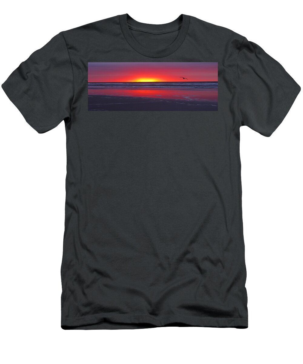 Wildwood T-Shirt featuring the photograph Wildwood Sunrise Dreaming by David Dehner