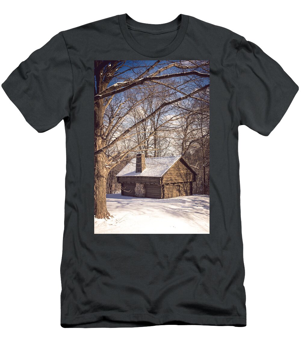 Winter T-Shirt featuring the photograph Winter Retreat by Sara Frank