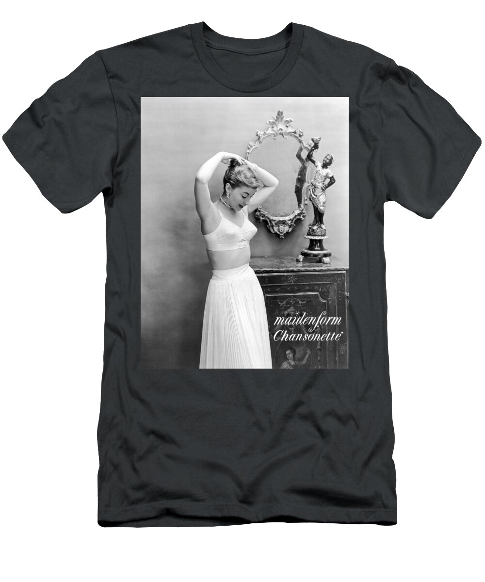 Woman Models Bullet Bra T-Shirt by Underwood Archives - Pixels