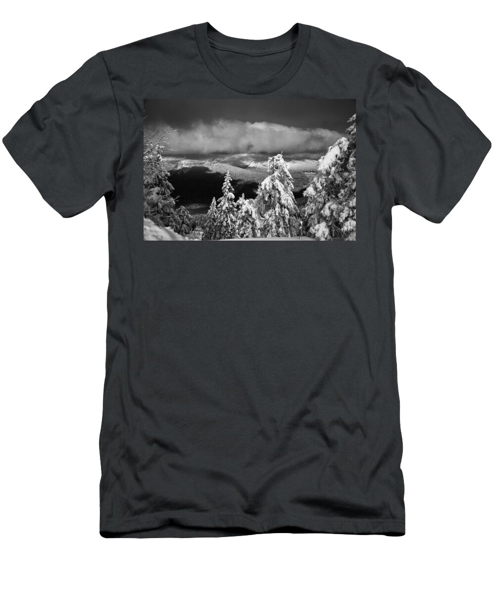 Nature T-Shirt featuring the photograph Wurmberg / Harz by Andreas Levi