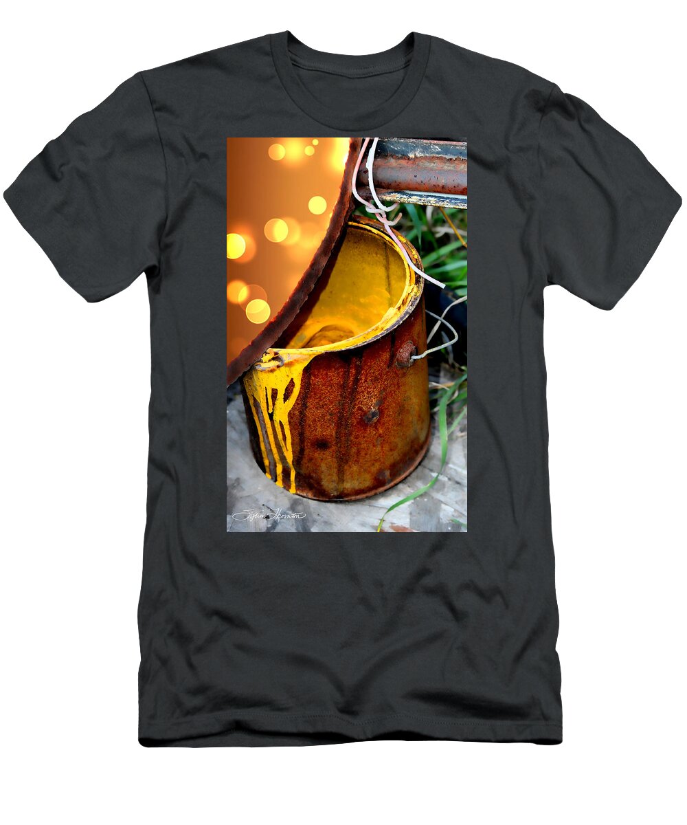 Bucket T-Shirt featuring the photograph Yellow Bucket by Sylvia Thornton