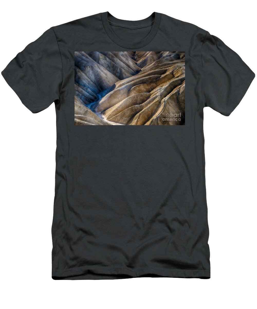 Death Valley T-Shirt featuring the photograph Zabriskie Point by Jennifer Magallon