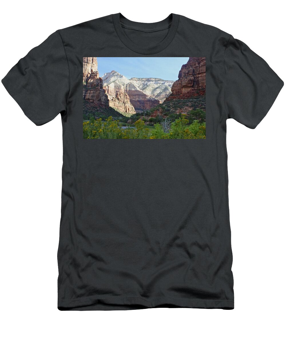 Zion T-Shirt featuring the photograph Zion by Stuart Litoff