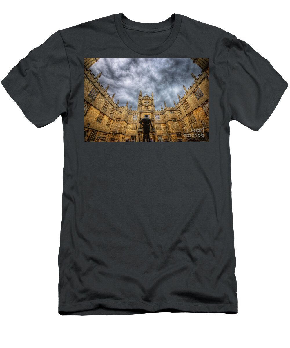  Yhun Suarez T-Shirt featuring the photograph Divinity School - Oxford by Yhun Suarez