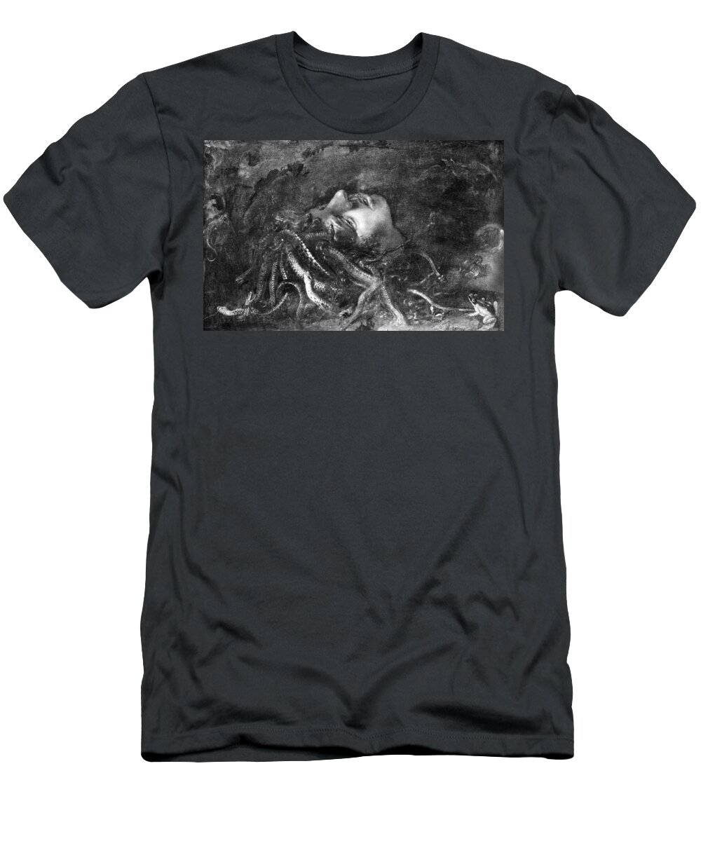 15th Century T-Shirt featuring the photograph Mythology: Medusa #1 by Granger
