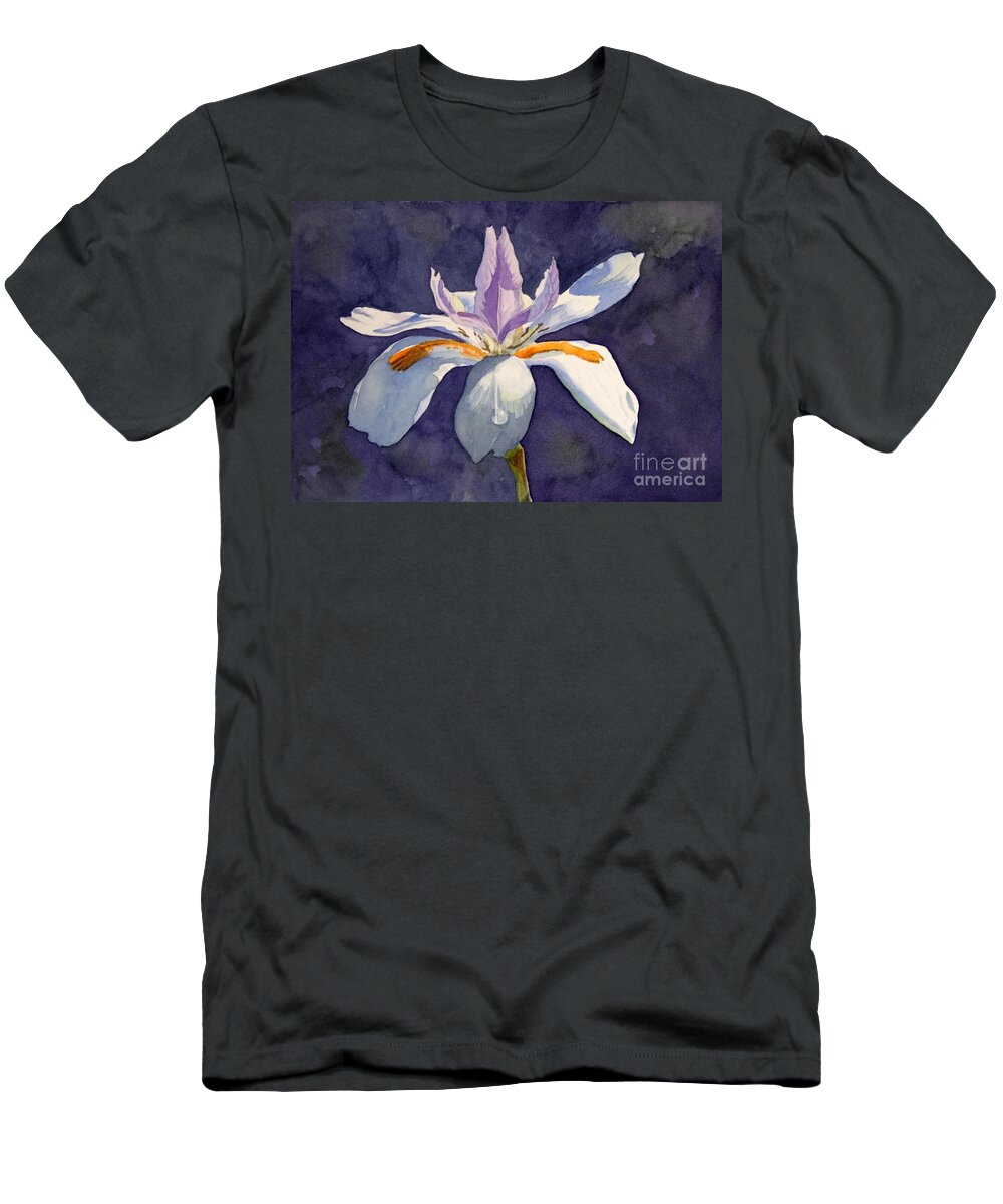 Flowers T-Shirt featuring the photograph Native Iris by Jan Lawnikanis