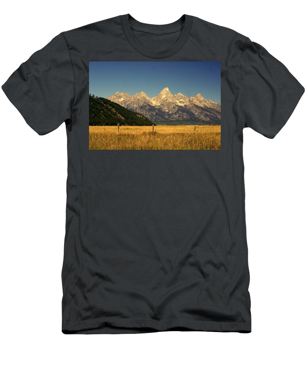 Grand Teton National Park T-Shirt featuring the photograph Tetons 3 #1 by Marty Koch