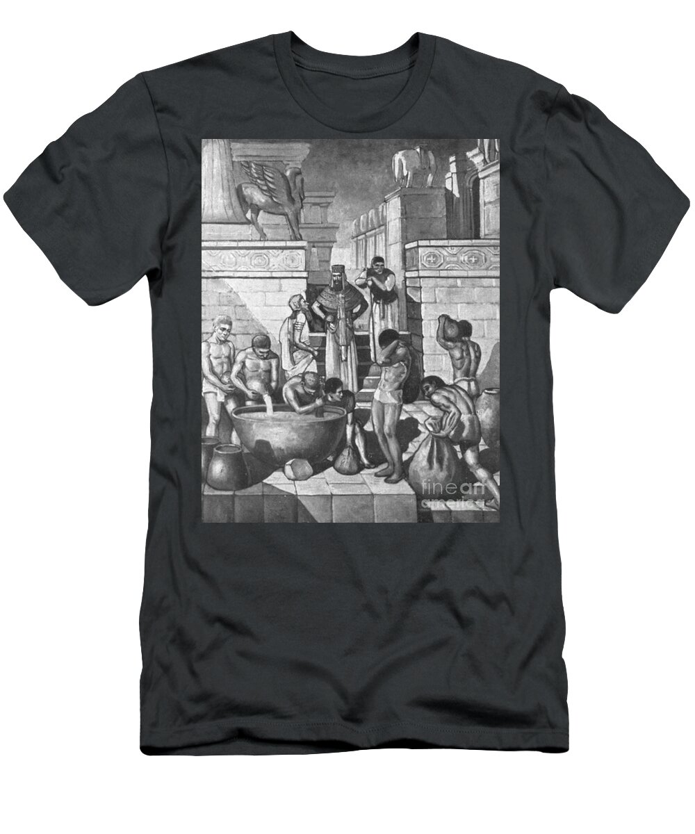 Babylon T-Shirt featuring the photograph The Art Of Brewing, Babylon #1 by Science Source