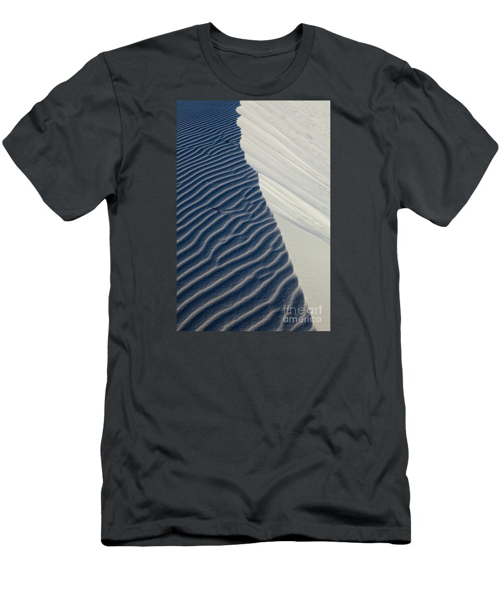 Desert Photography T-Shirt featuring the photograph White Sands #2 by Keith Kapple