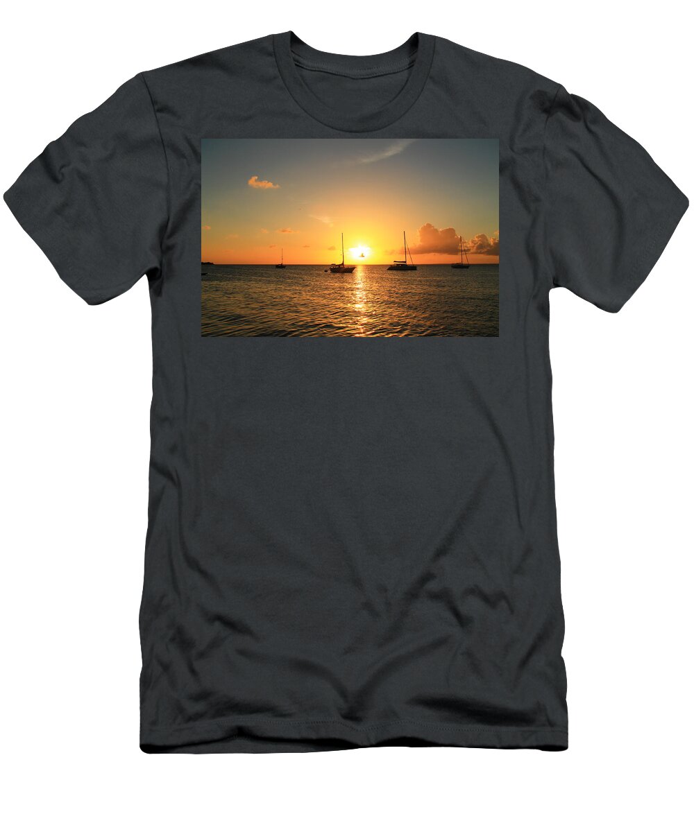Sunset T-Shirt featuring the photograph Sunset #17 by Catie Canetti