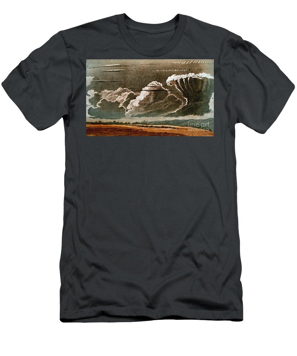 Science T-Shirt featuring the photograph German Cloud Atlas, 1819 #1 by Science Source