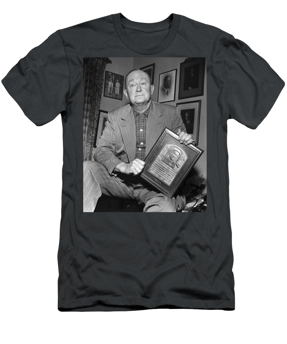 1957 T-Shirt featuring the photograph Ty Cobb (1886-1961) #2 by Granger