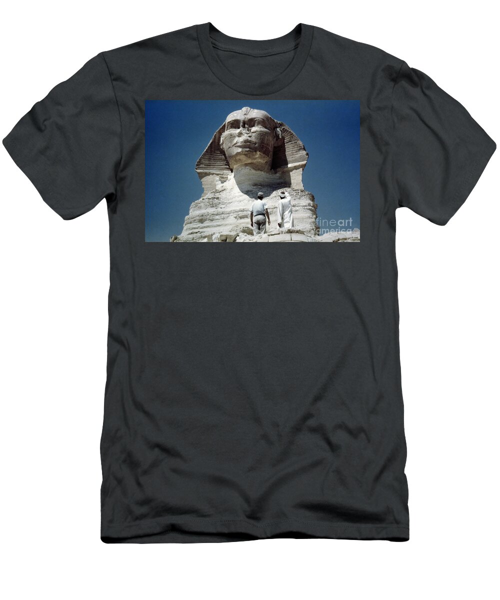 4th Dynasty T-Shirt featuring the photograph The Great Sphinx #1 by Granger