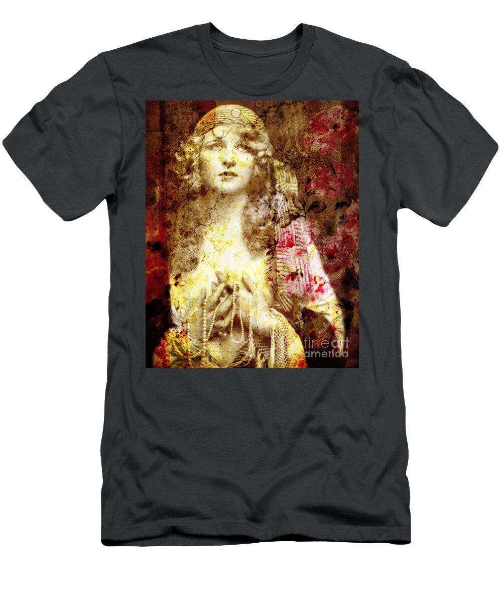 Nostalgic Seduction T-Shirt featuring the photograph Winsome Woman #39 by Chris Andruskiewicz