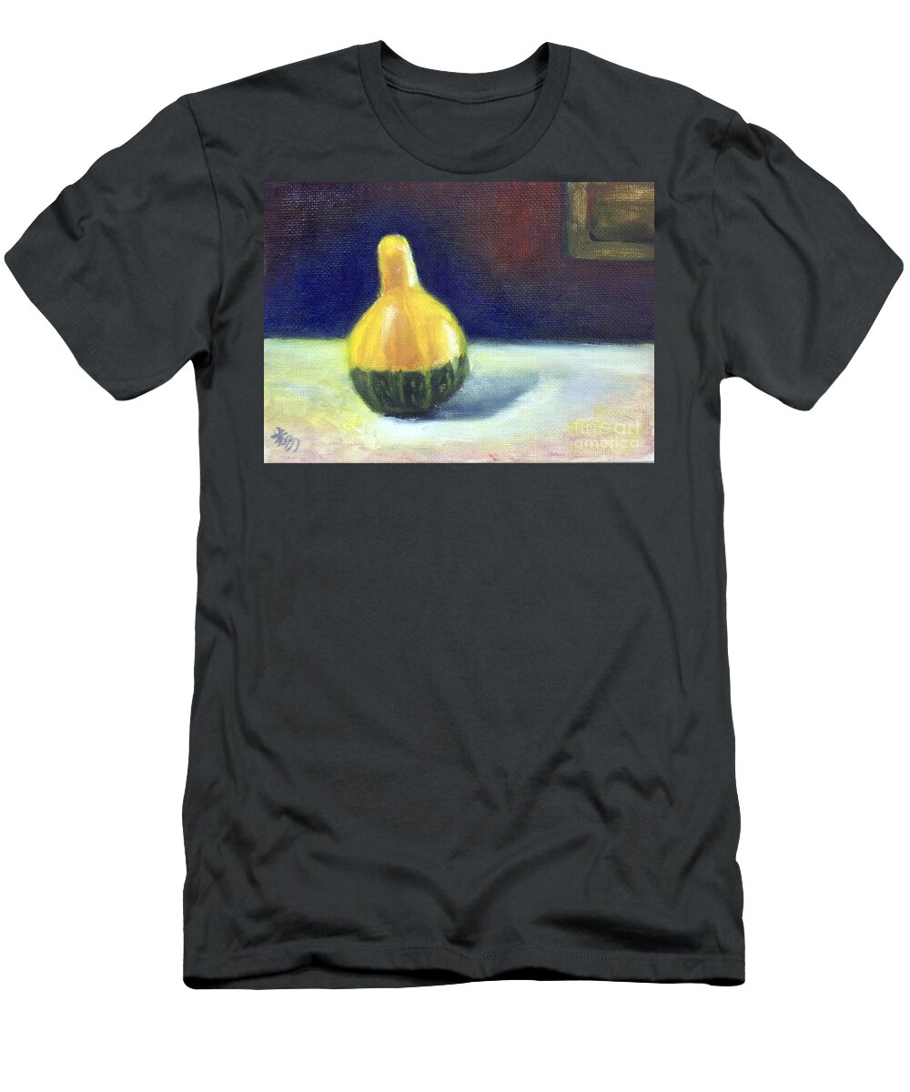 Still Life T-Shirt featuring the painting A Gourd by Yoshiko Mishina
