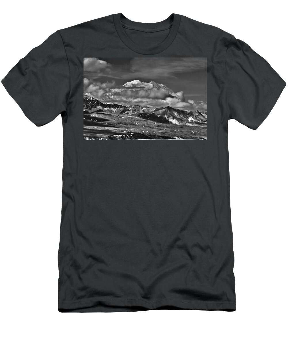 A Peek At Mckinley T-Shirt featuring the photograph A Peek at McKinley by Wes and Dotty Weber