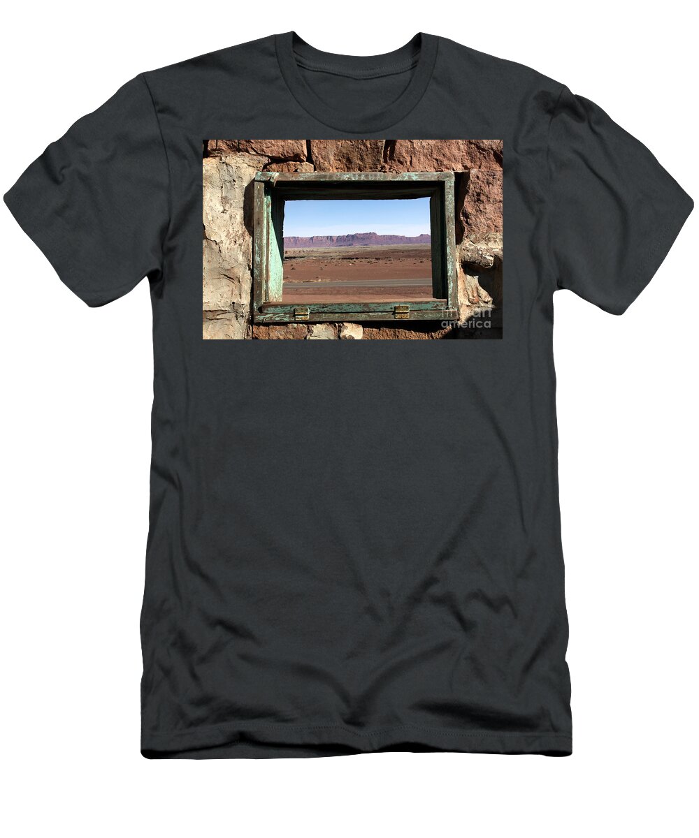 Arizona T-Shirt featuring the photograph A Room with a View by Karen Lee Ensley