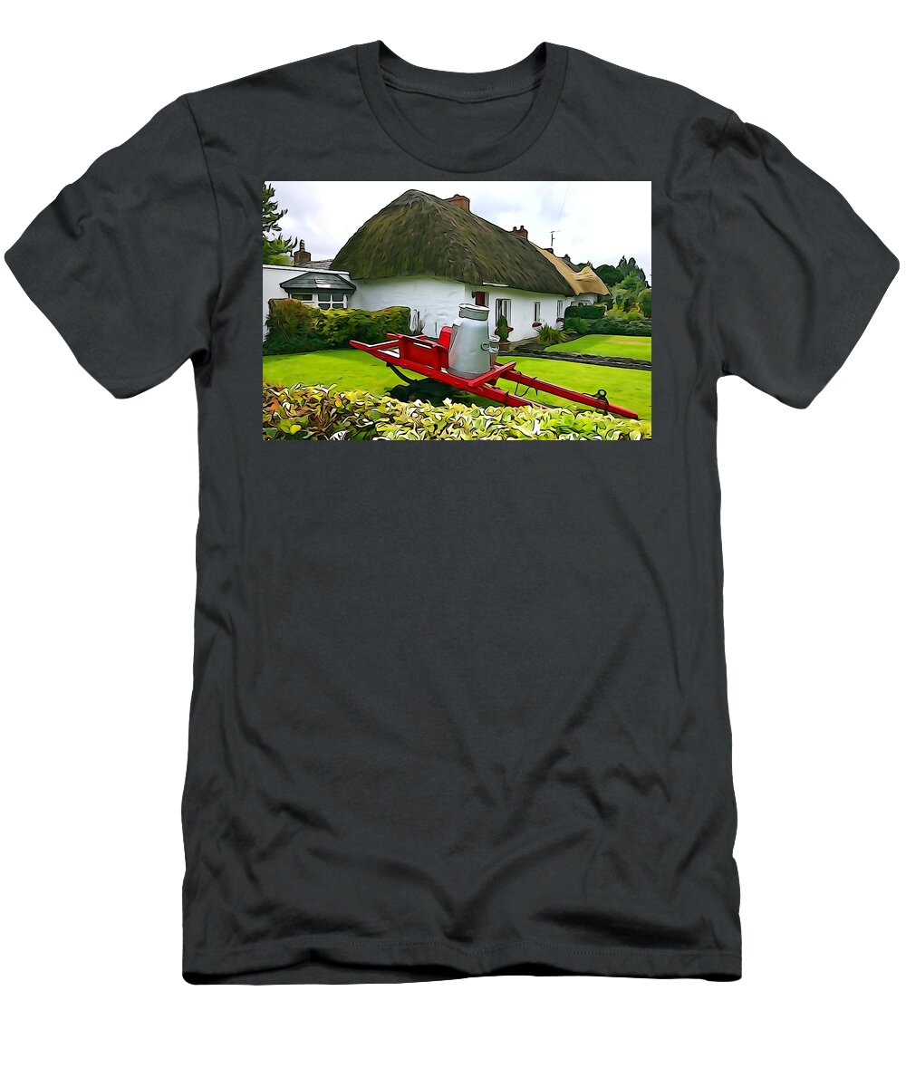 Cottage T-Shirt featuring the photograph Adare Cottage by Norma Brock