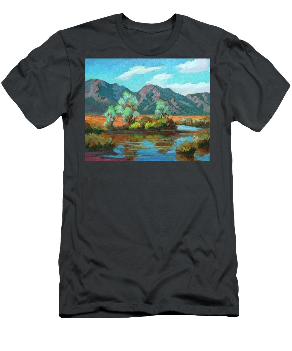 After The Rain T-Shirt featuring the painting After the Rain by Diane McClary