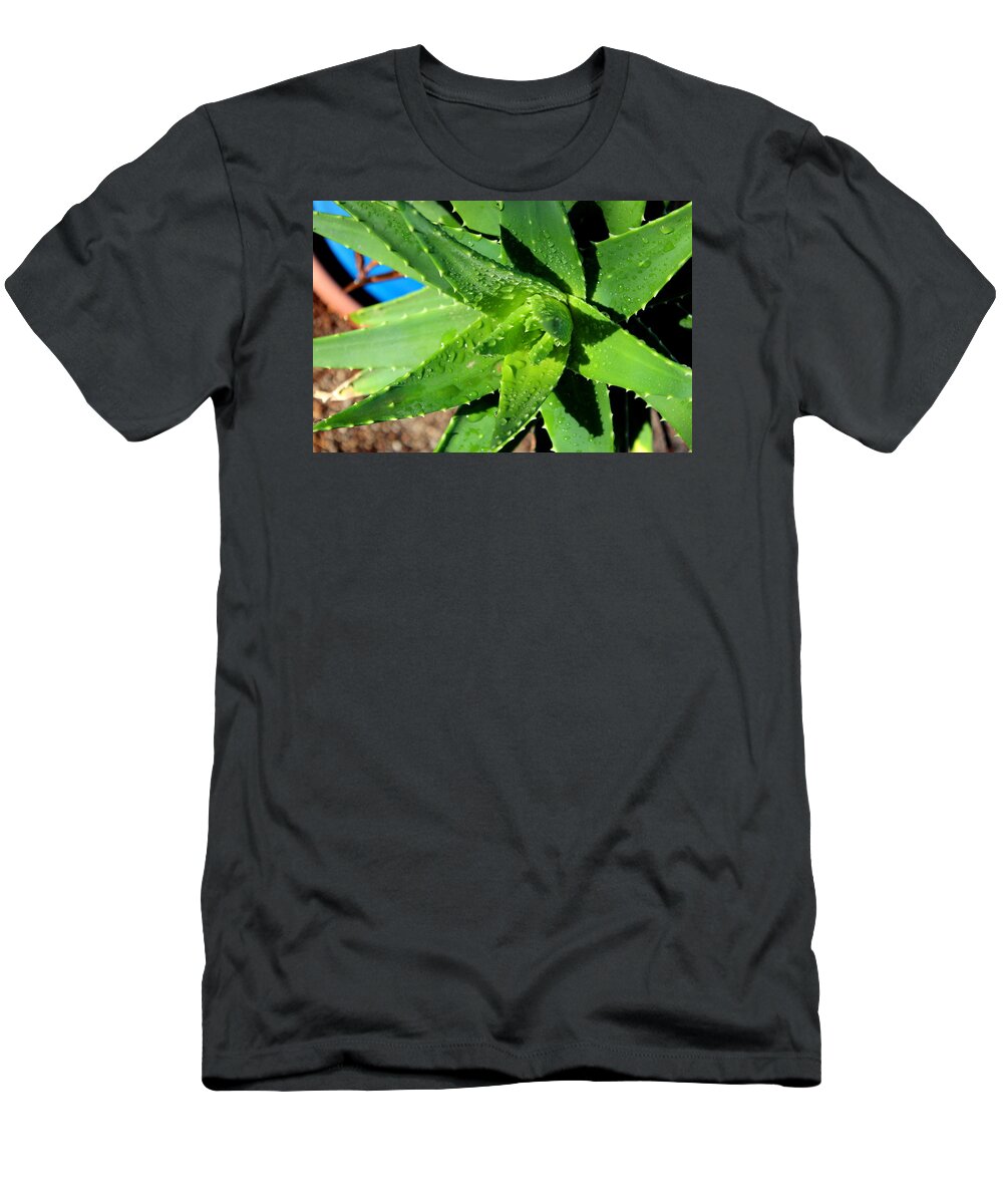  T-Shirt featuring the photograph Aloe by M Diane Bonaparte