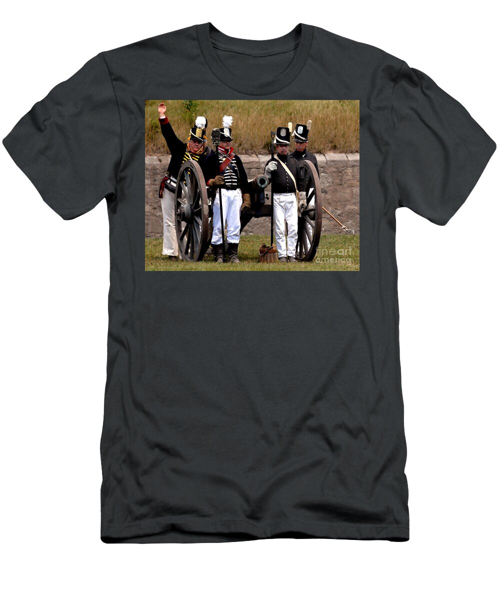 Artillery T-Shirt featuring the photograph Artillery by JT Lewis