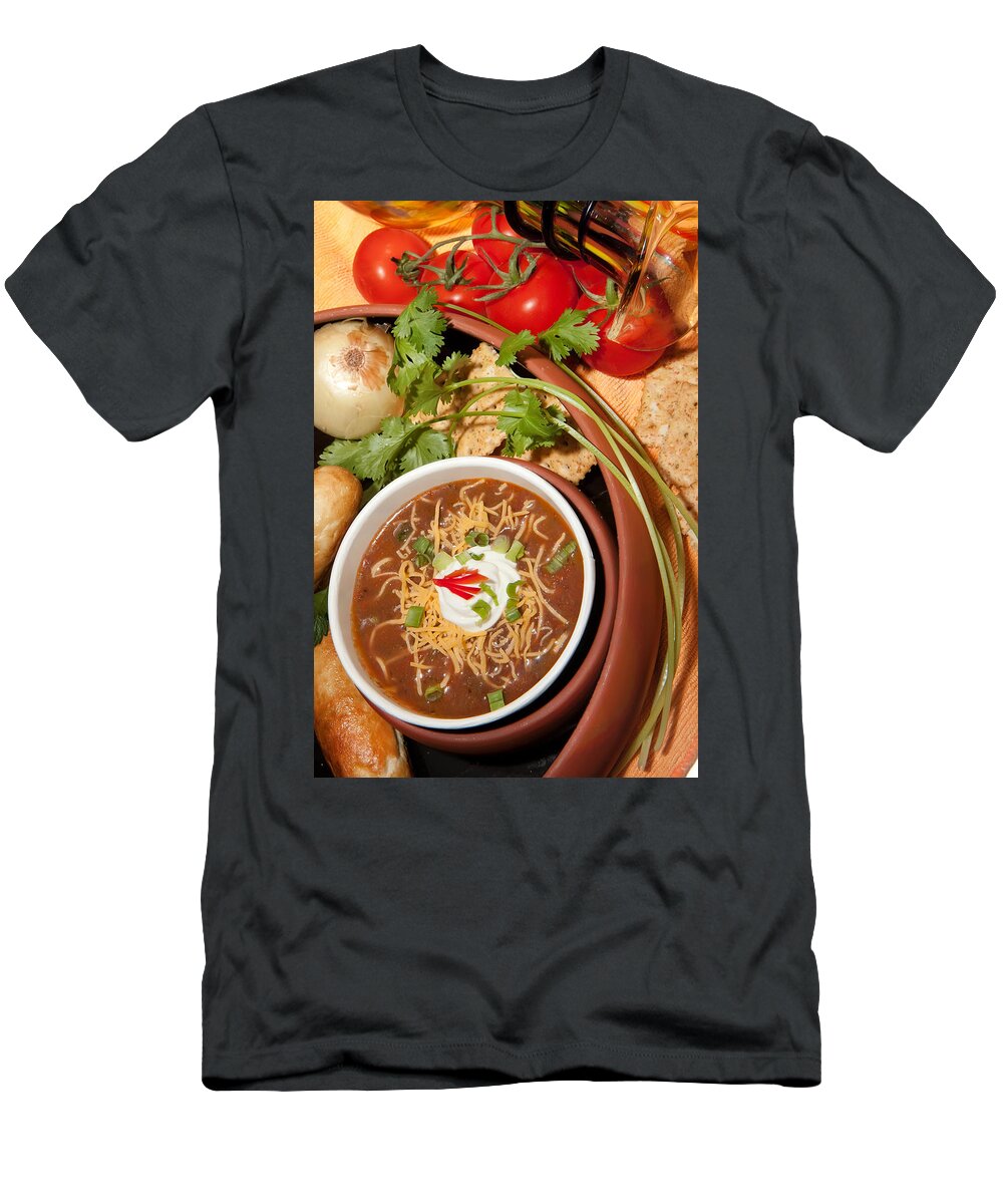 Food T-Shirt featuring the photograph Autumn Chili by KG Thienemann