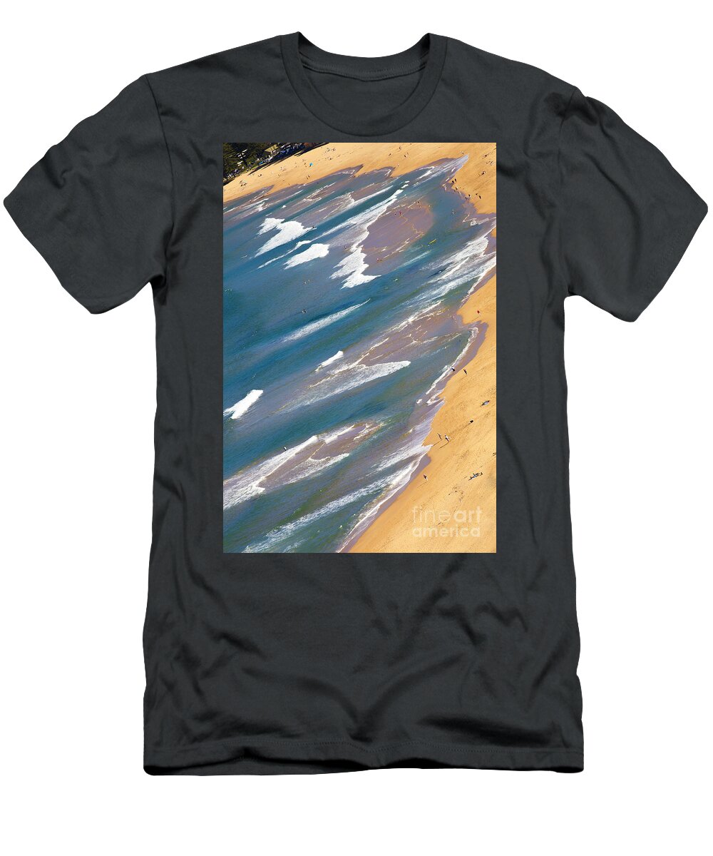 Palm Beach T-Shirt featuring the photograph Autumn day at Palm Beach Sydney by Sheila Smart Fine Art Photography