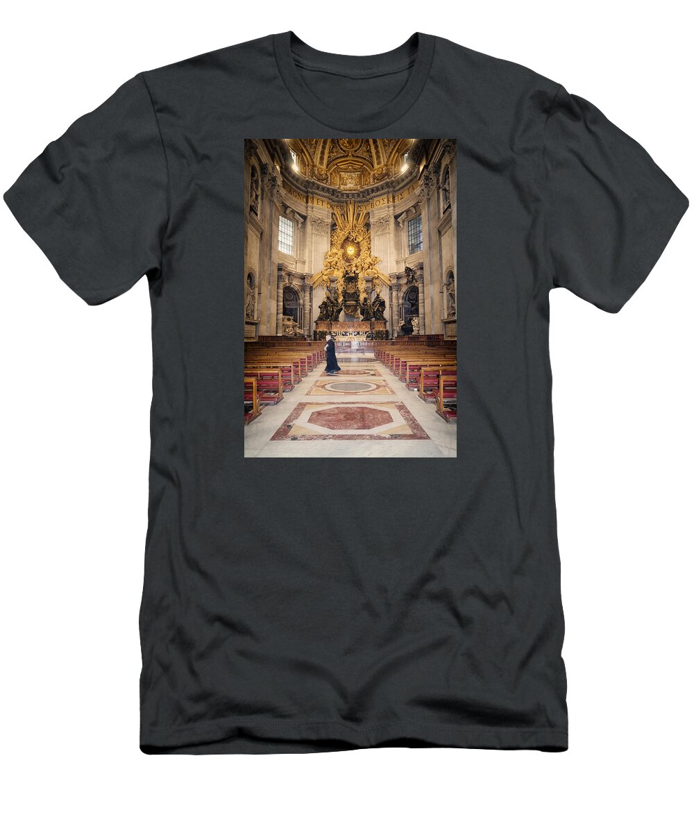 Ancient T-Shirt featuring the photograph Bernini Masterpiece by Joan Carroll