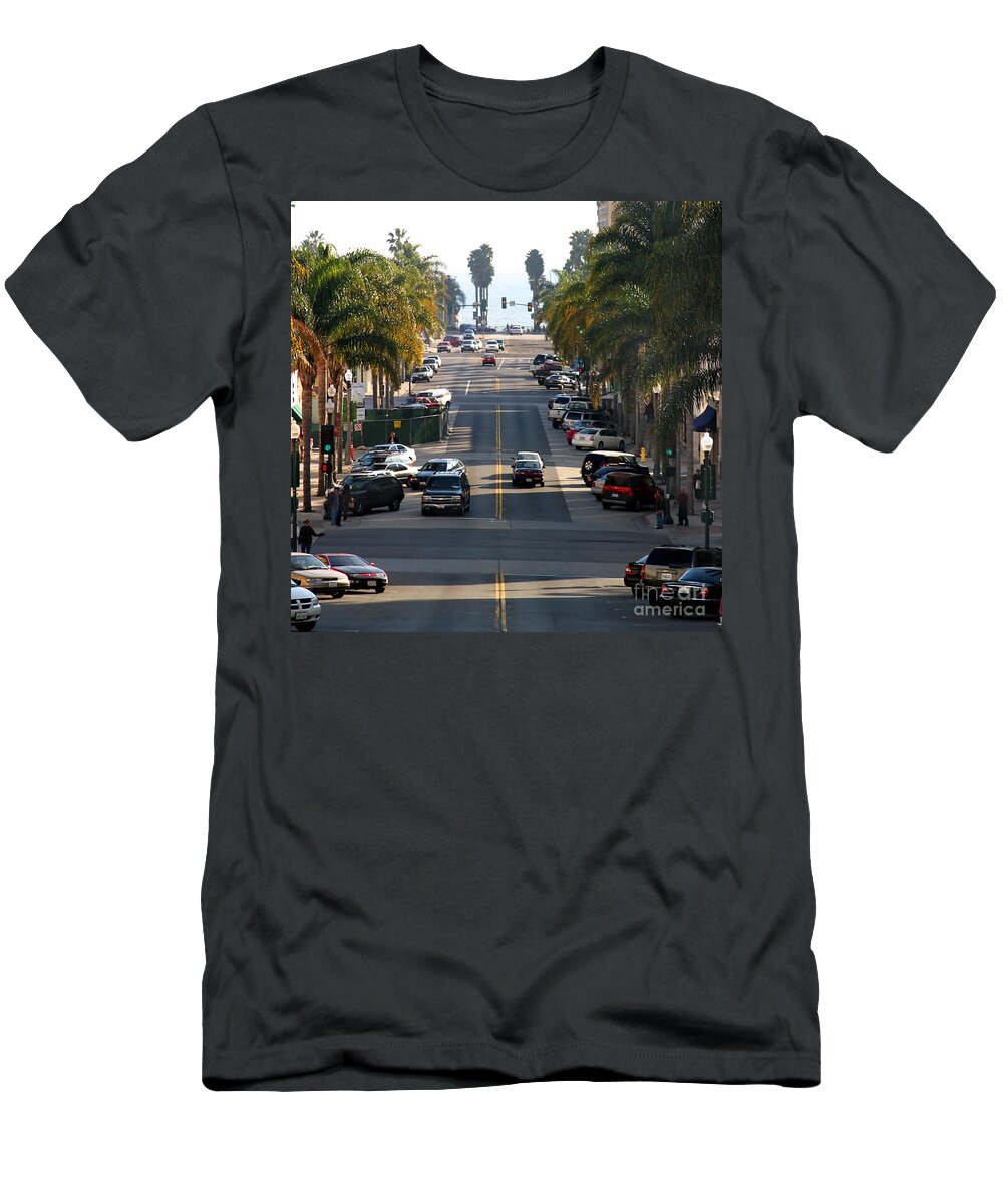 Ventura T-Shirt featuring the photograph California Street by Henrik Lehnerer