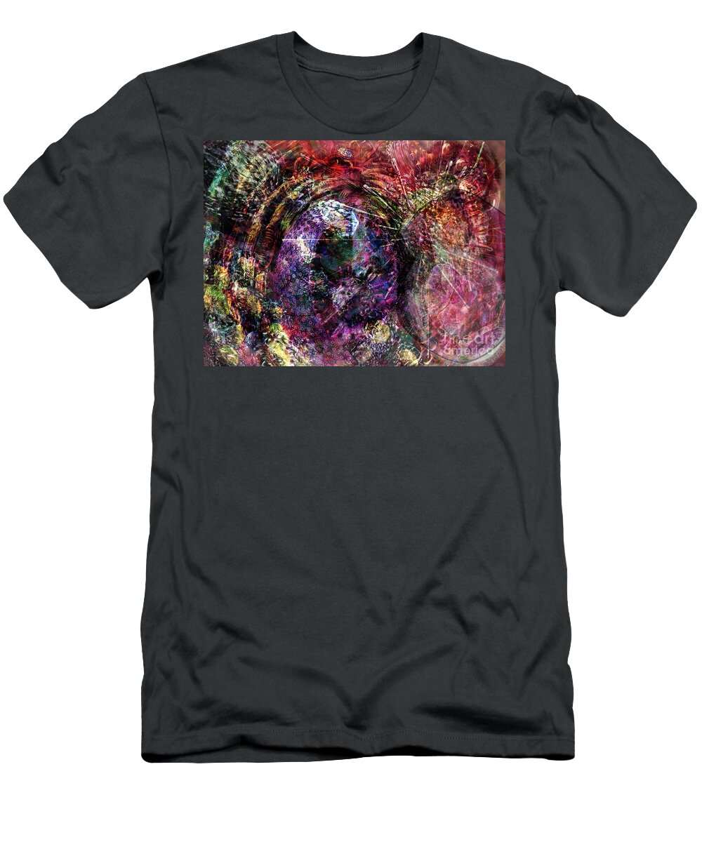 Abstract T-Shirt featuring the digital art Cell Dreaming 1 by Russell Kightley