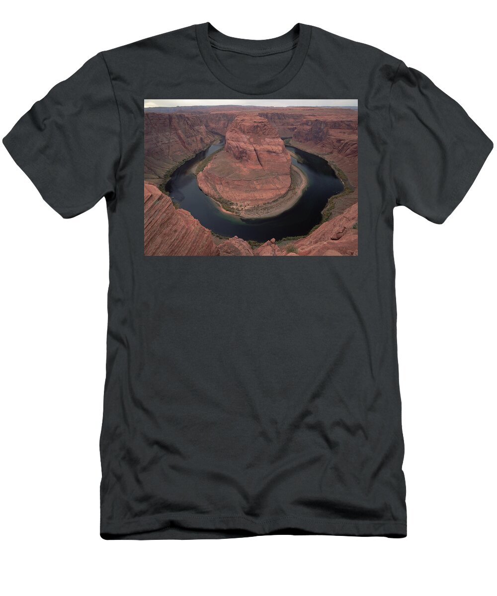 00174211 T-Shirt featuring the photograph Colorado River At Horseshoe Bend by Tim Fitzharris