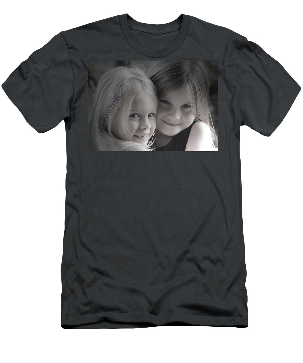 Cousins T-Shirt featuring the photograph Cousins by Betty Depee