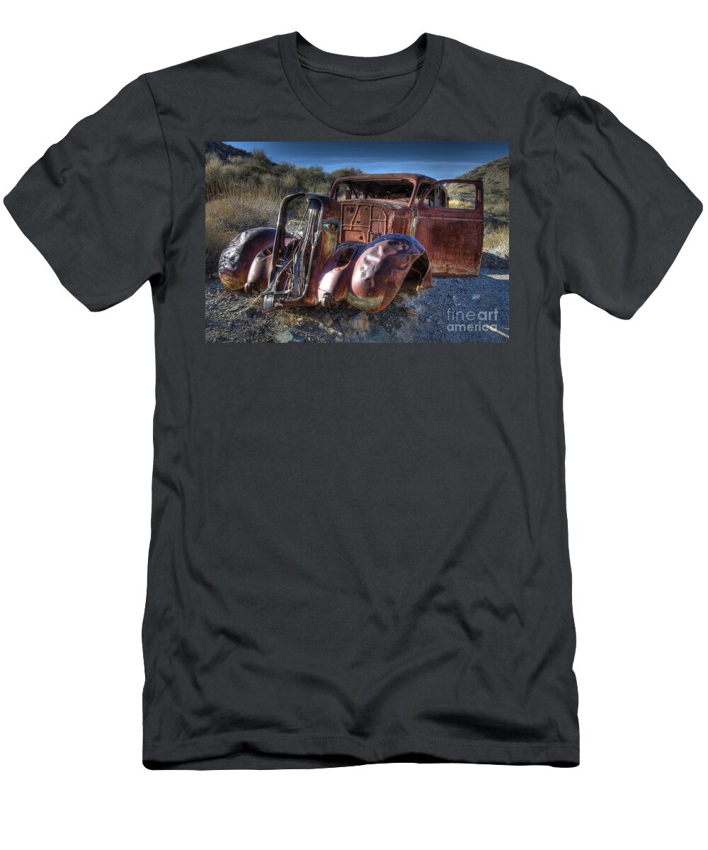 Old Cars T-Shirt featuring the photograph Desert Beauty by Bob Christopher
