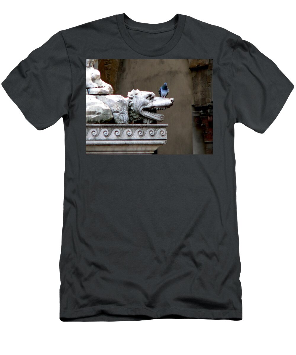 Pigeon T-Shirt featuring the photograph Despised Pigeon by Eric Tressler