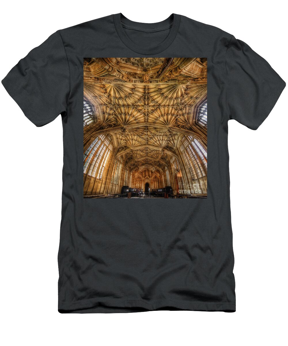 Yhun Suarez T-Shirt featuring the photograph Divinity School - Oxford by Yhun Suarez