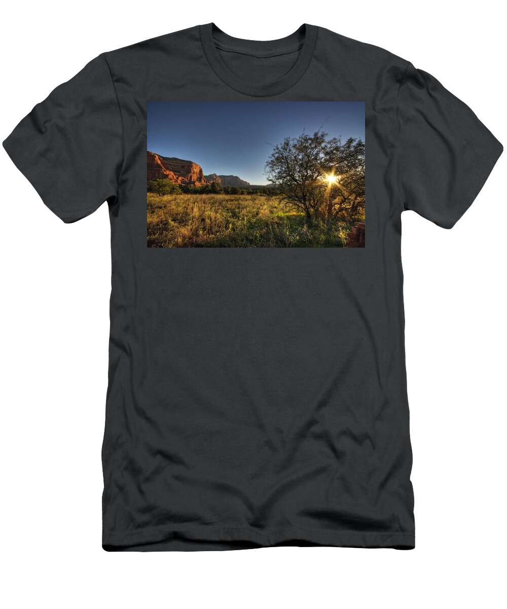 Sedona T-Shirt featuring the photograph Early Morning In Sedona by Saija Lehtonen
