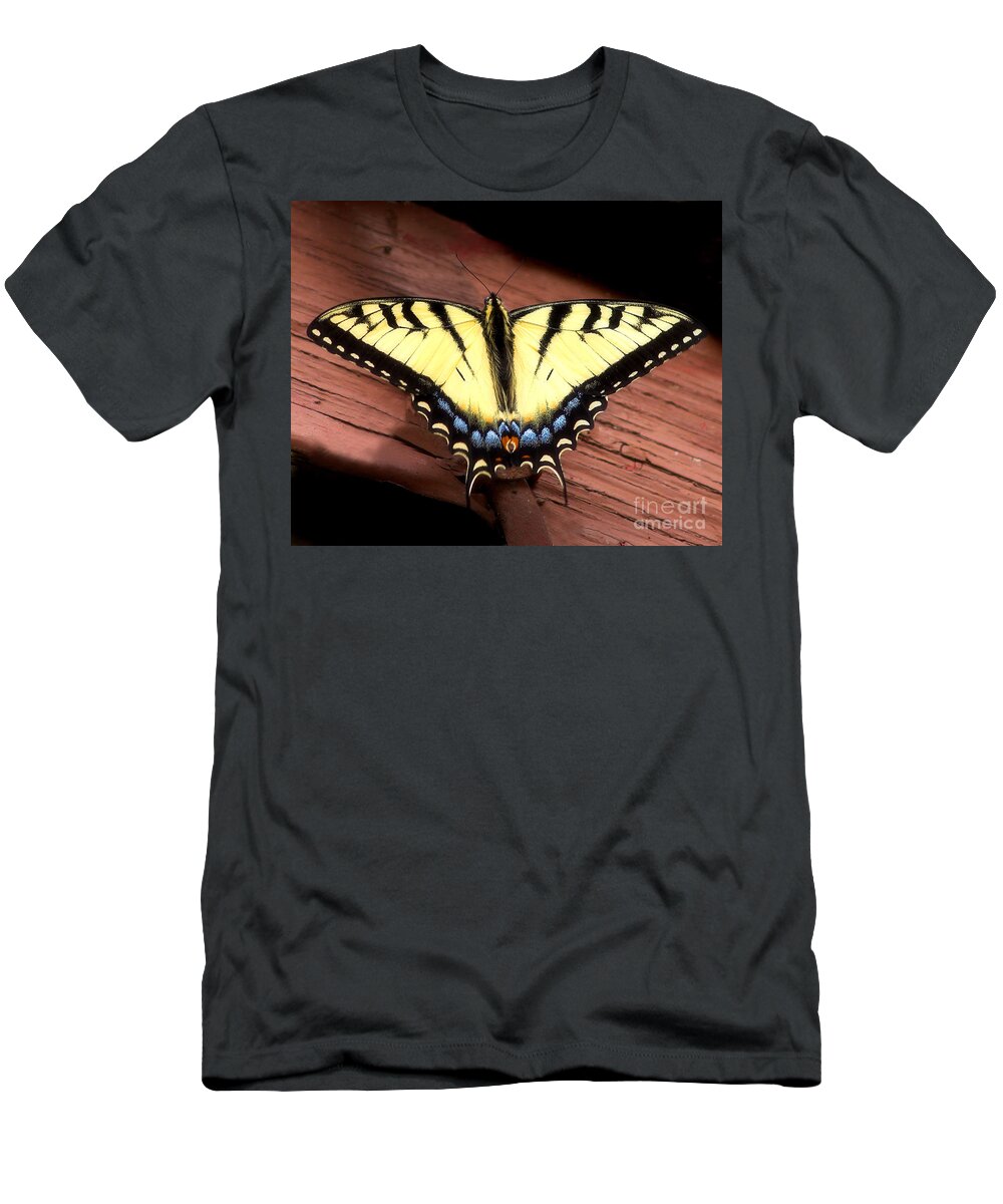 Butterfly T-Shirt featuring the photograph Eastern Tiger Swallowtail by Terry Doyle