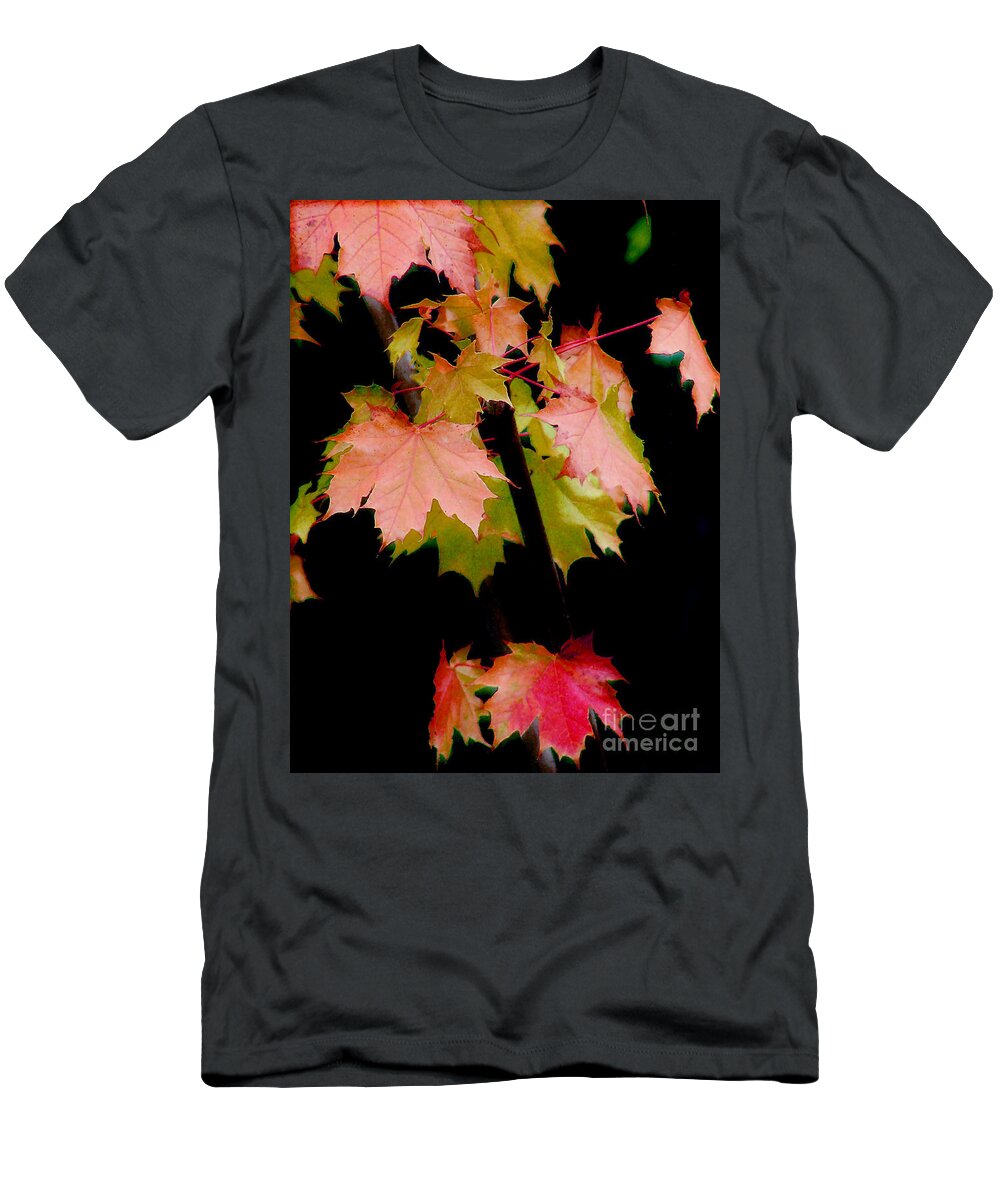 Leaf T-Shirt featuring the photograph Fall Grandeur by Rory Siegel