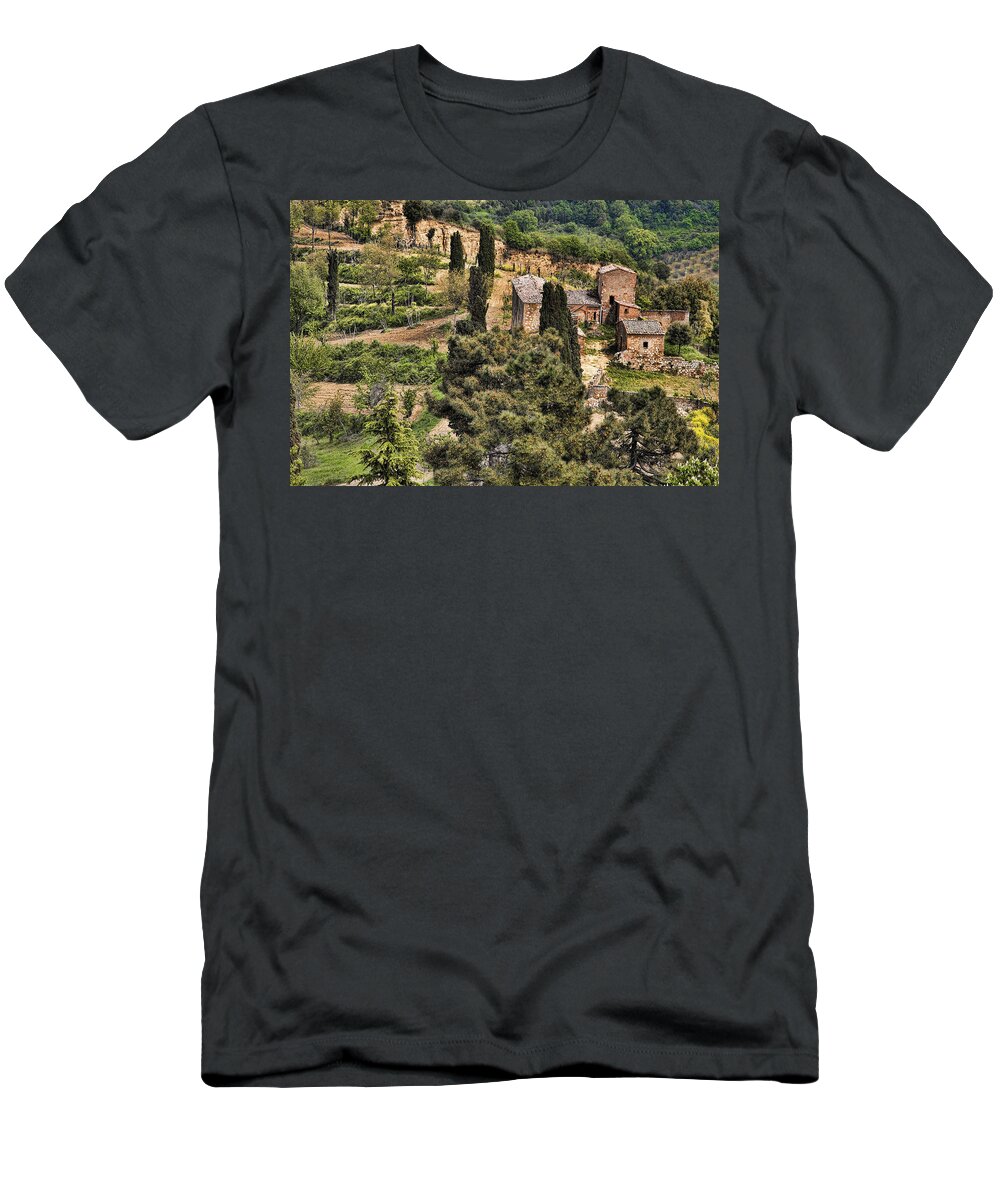 Orvieto T-Shirt featuring the photograph Farm Orvieto Italy by Hugh Smith