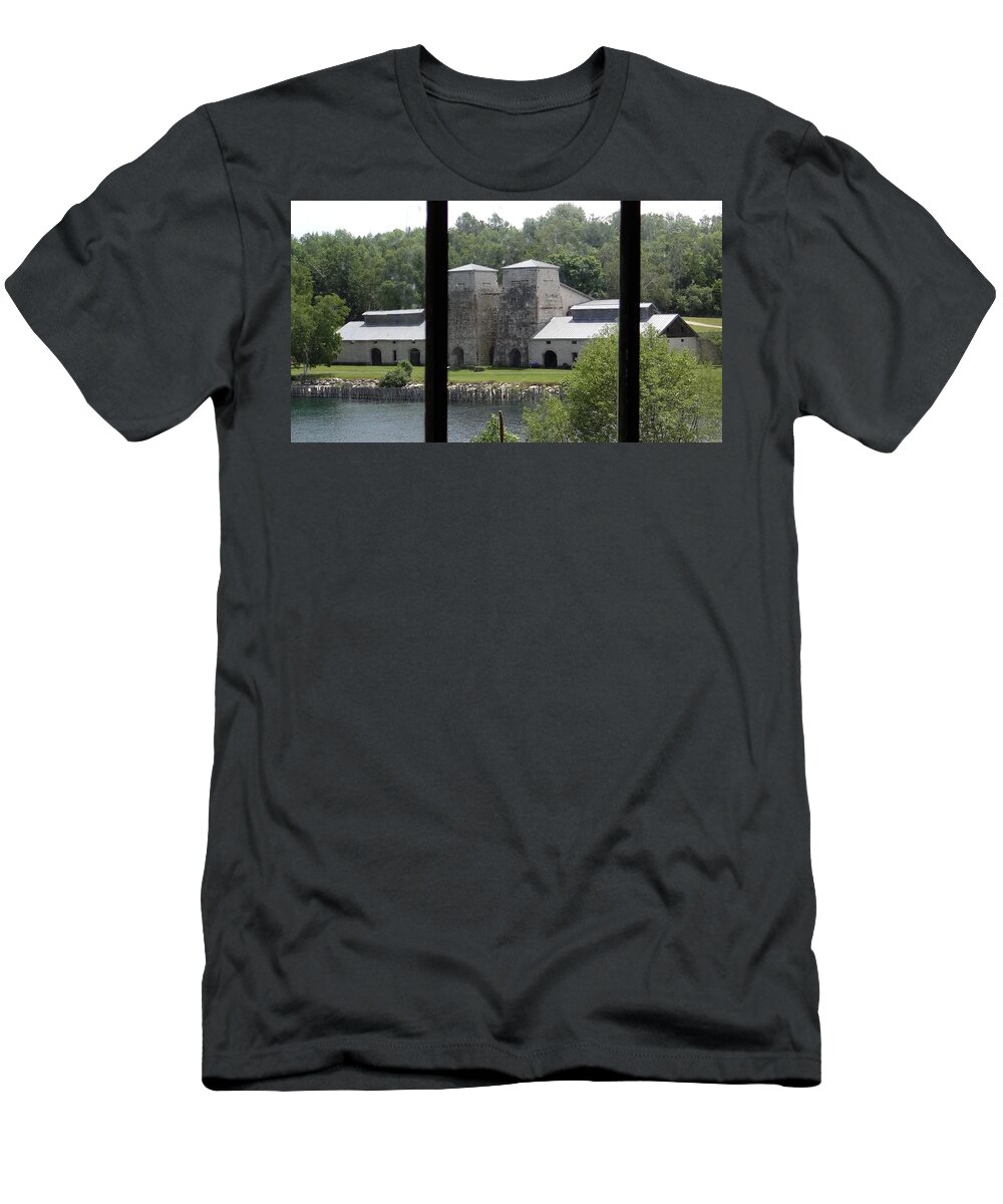 Ghost Town T-Shirt featuring the photograph Fayette Smelter by Keith Stokes