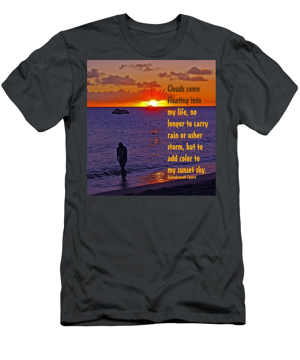 Suntset T-Shirt featuring the photograph Floating Into My Life by Ian MacDonald