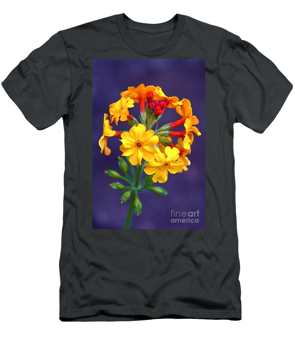Candelabra T-Shirt featuring the photograph Floral Candelabra by Byron Varvarigos