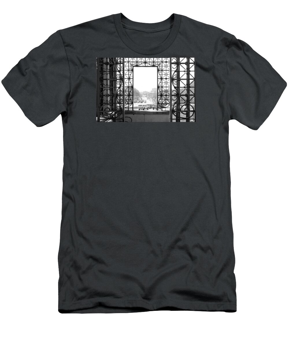 Gate T-Shirt featuring the photograph Gateway to the Future by Milena Ilieva