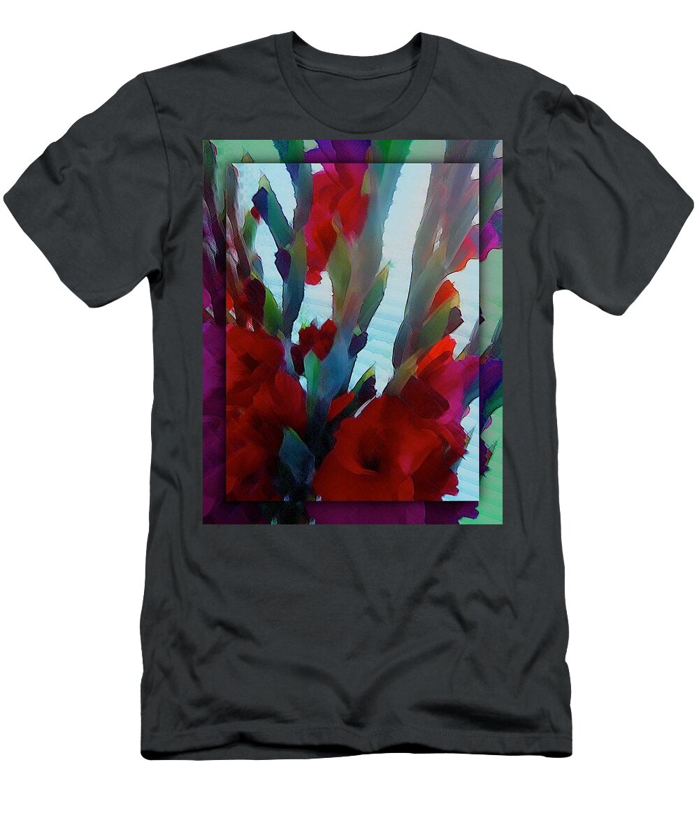 Abstract T-Shirt featuring the digital art Glad by Richard Laeton